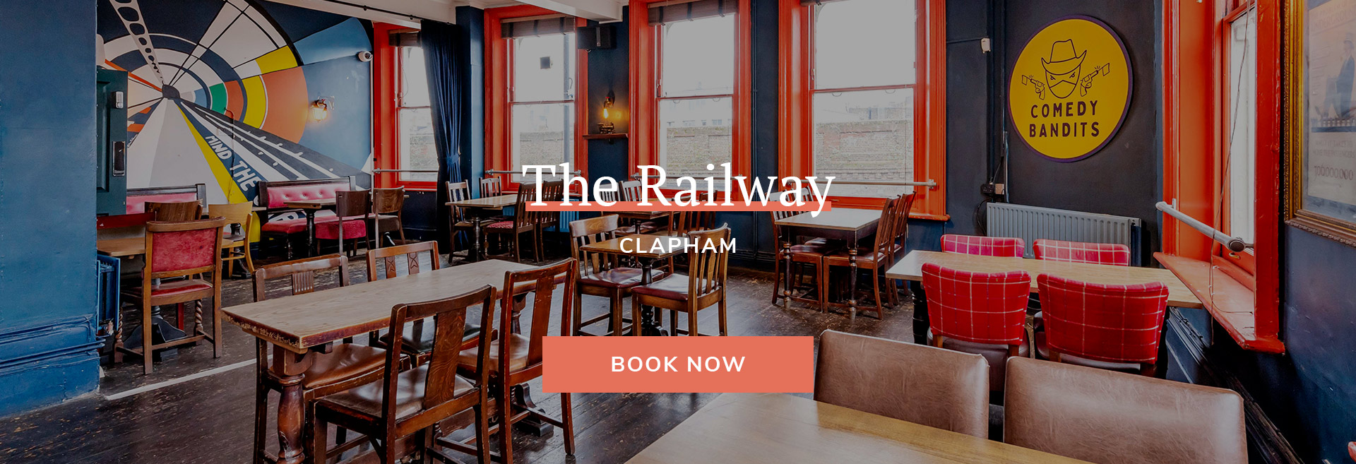 Join us at The Railway in London for delicious pub food